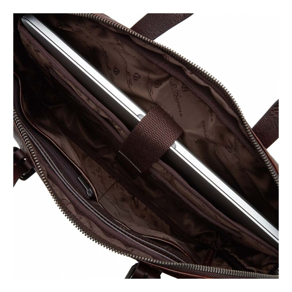 Castelijn & Beerens Rien Laptoptas 15.6 Inch RFID cognac | Wennekes.nl