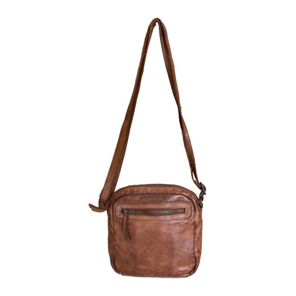 Bear Design Bear Design Unisex Schoudertas Ray cognac | Wennekes.nl