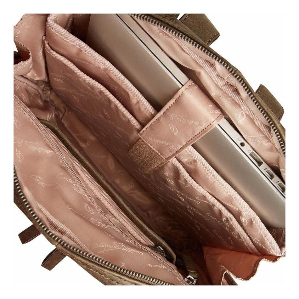 Castelijn & Beerens Carisma Laptop Backpack 15,6 inch + tablet groen | Wennekes.nl