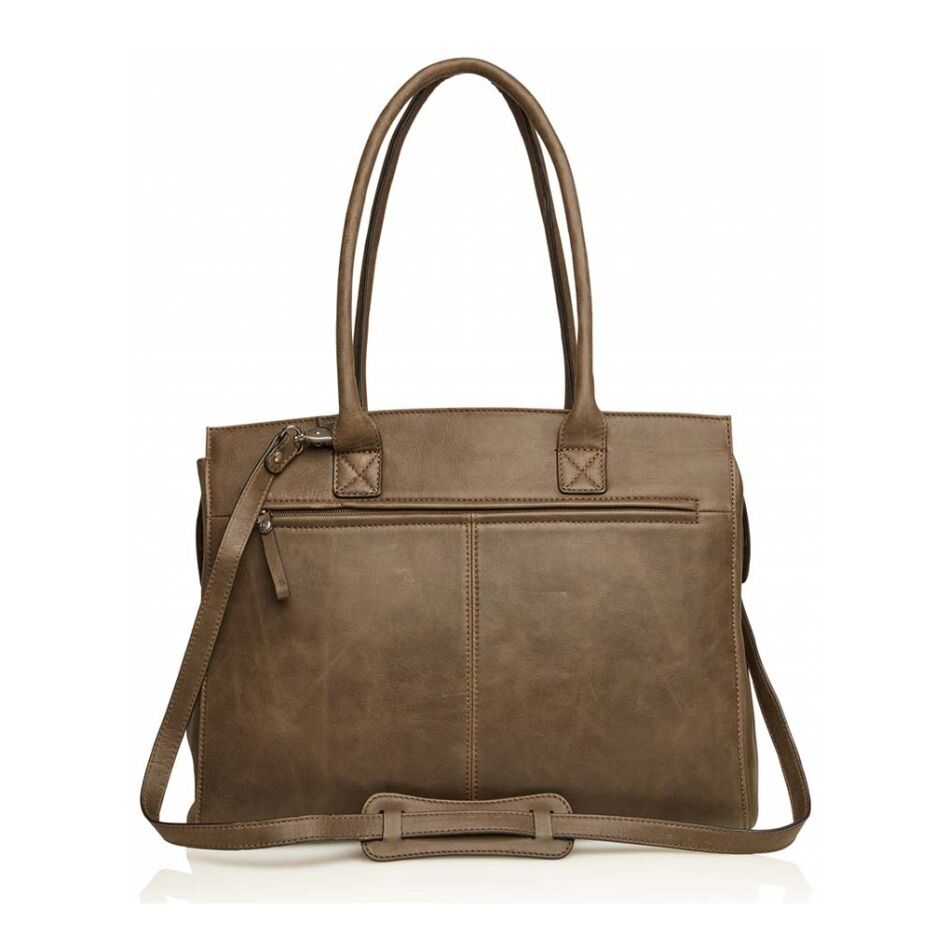 Castelijn & Beerens Carisma Dames Laptoptas 15 inch MacBook Pro groen | Wennekes.nl