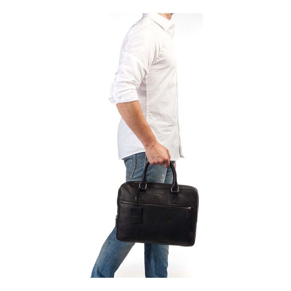 Burkely Antique Avery Laptopbag 13.3 inch zwart | Wennekes.nl