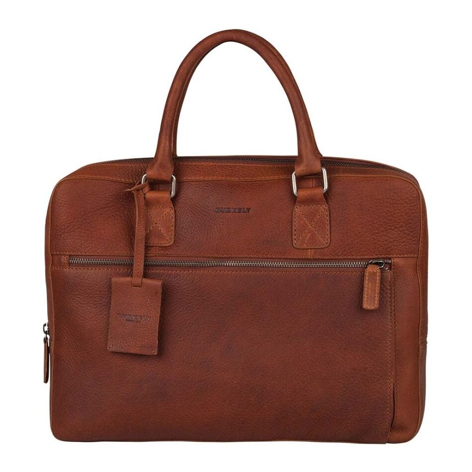 Burkely Antique Avery Laptopbag 13.3 inch cognac | Wennekes.nl
