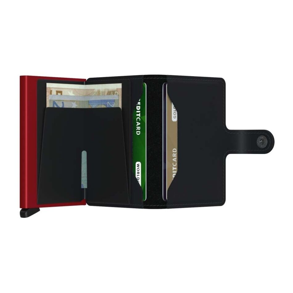 Secrid Miniwallet zwart combi | Wennekes.nl