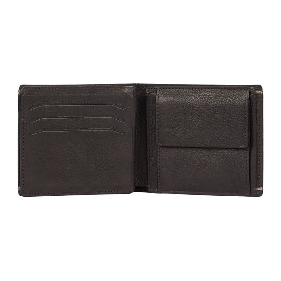 Burkely Antique Avery Billfold Low zwart | Wennekes.nl