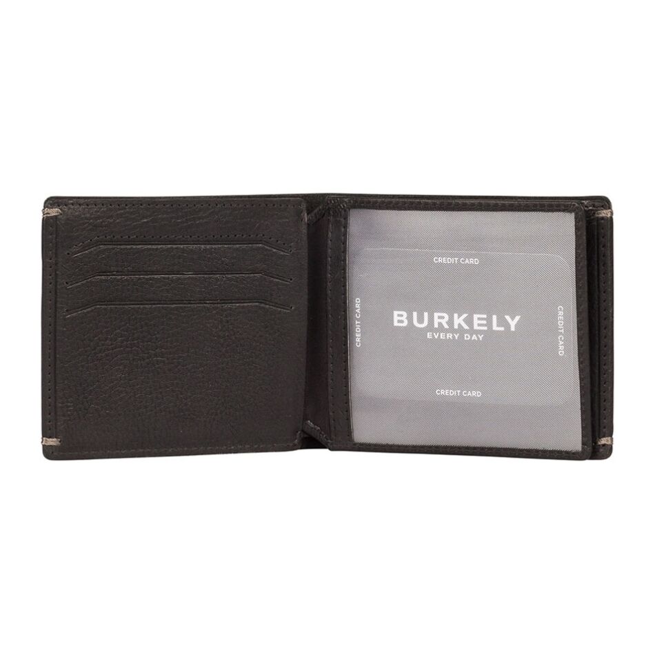 Burkely Antique Avery Billfold Low zwart | Wennekes.nl