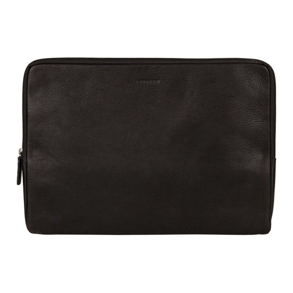 Burkely Antique Avery Laptopsleeve 15.6 inch zwart | Wennekes.nl