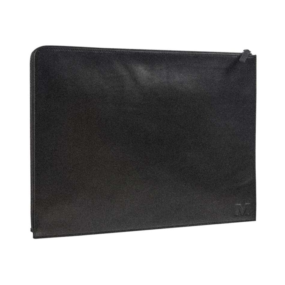 Maverick Maverick All Black Lederen Laptopsleeve 15,6