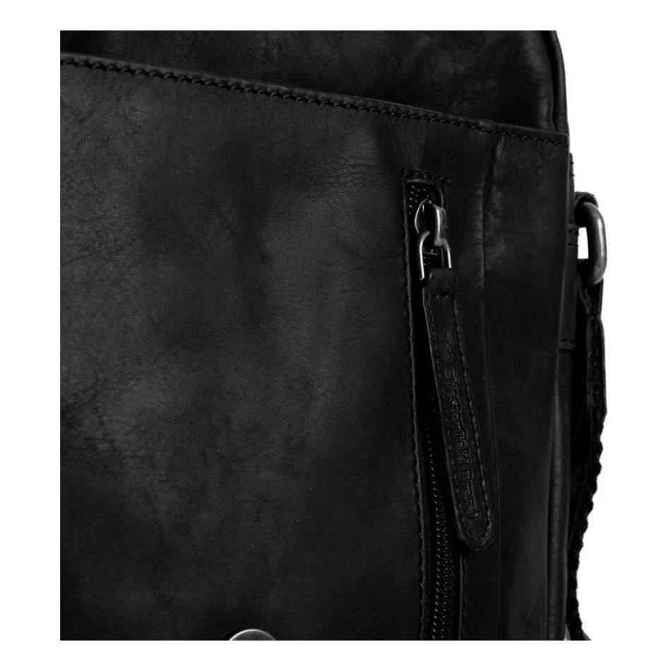 The Chesterfield Brand Schoudertas Remy zwart | Wennekes.nl