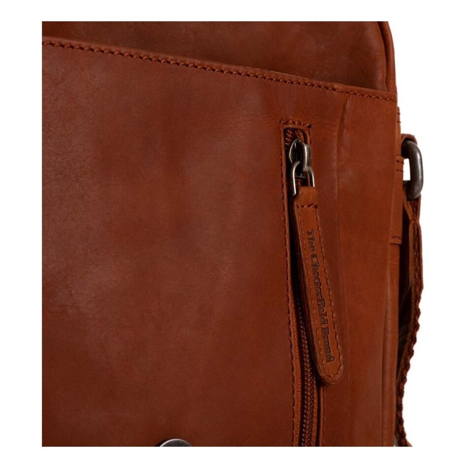 The Chesterfield Brand Schoudertas Remy cognac | Wennekes.nl