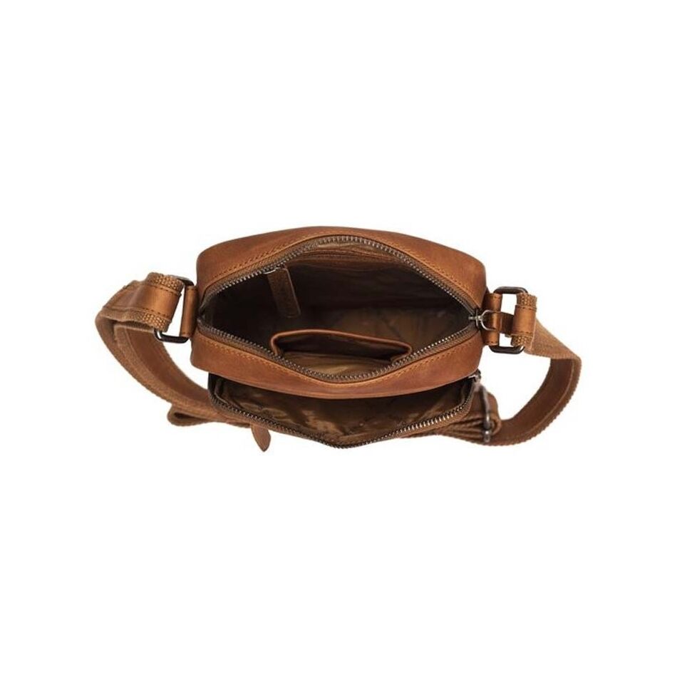 The Chesterfield Brand Schoudertas Birmingham cognac | Wennekes.nl