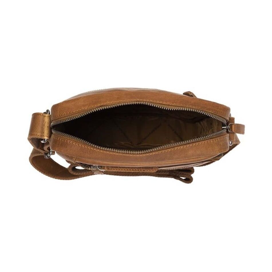 The Chesterfield Brand Schoudertas Dessau cognac | Wennekes.nl