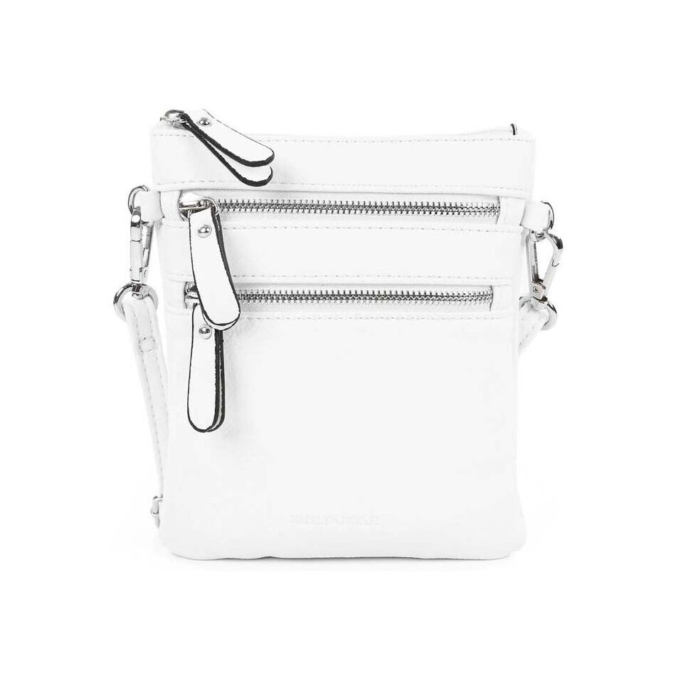 Emily & Noah Emma Handtas Klein Dubbele Rits wit | Wennekes.nl