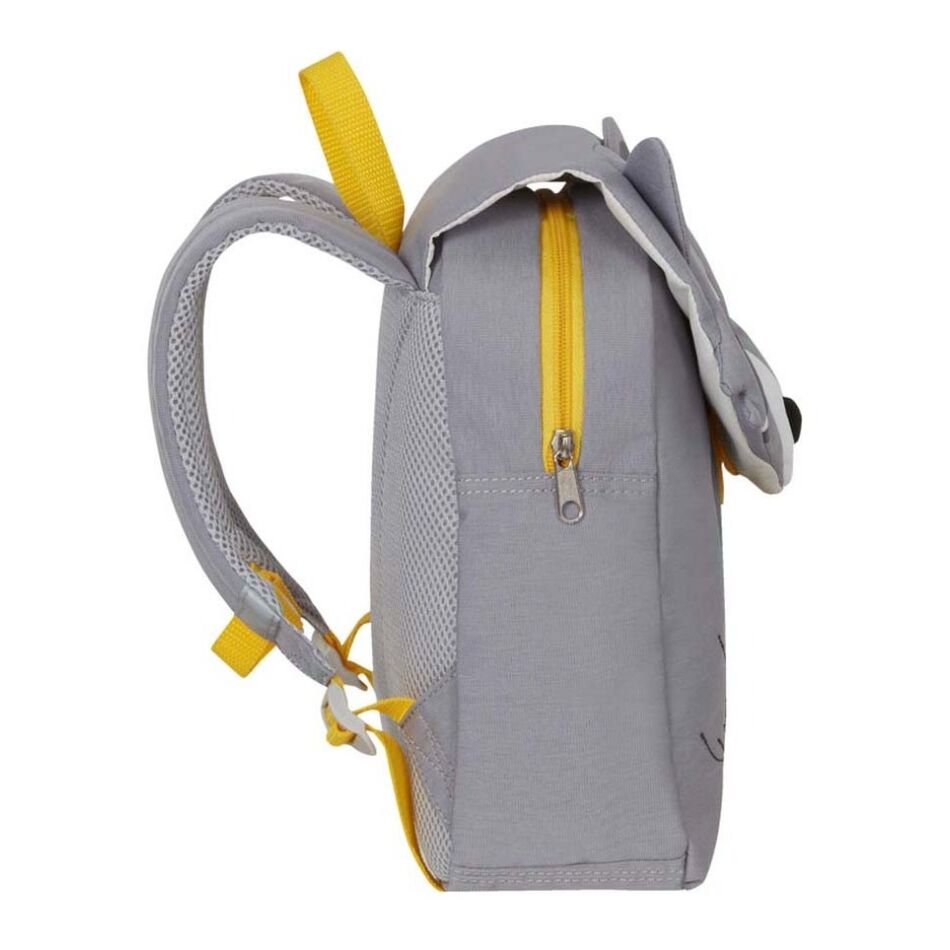 Samsonite Happy Sammies Eco Backpack S Raccoon Remy grijs | Wennekes.nl