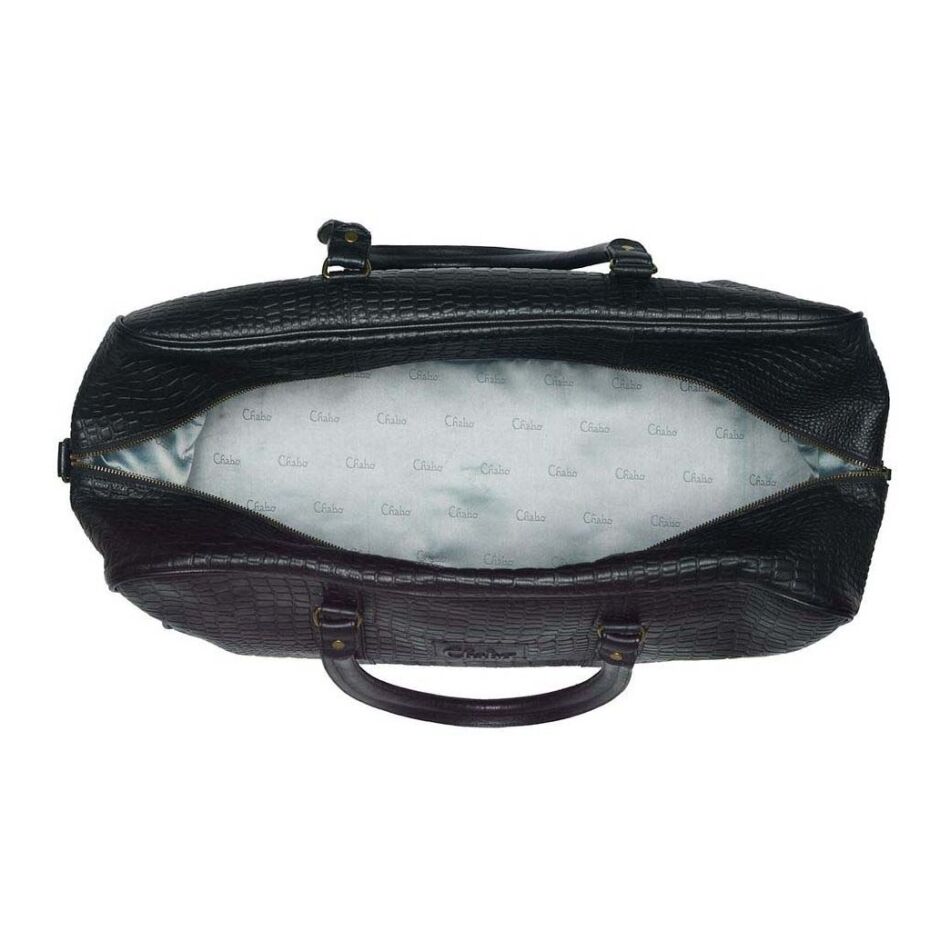 Chabo Rio Croco Weekender zwart | Wennekes.nl