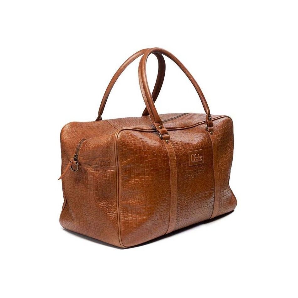 Chabo Rio Croco Weekender camel | Wennekes.nl