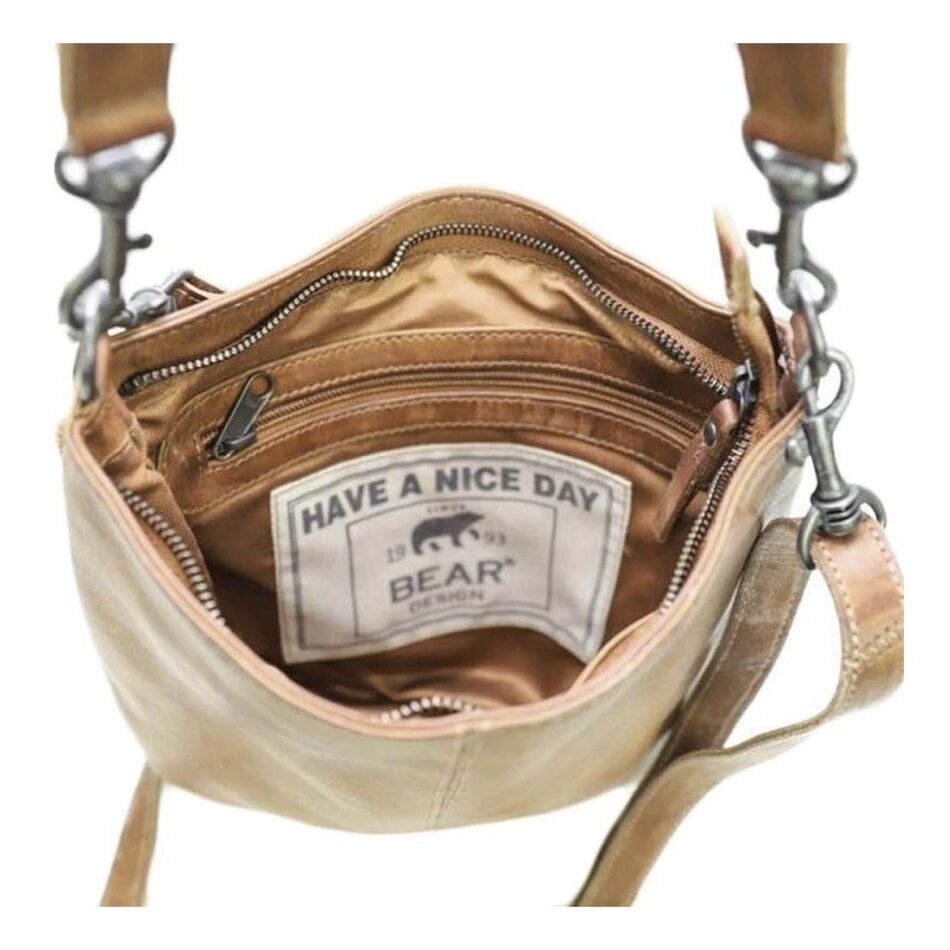 Bear Design Buideltasje Caprica taupe | Wennekes.nl