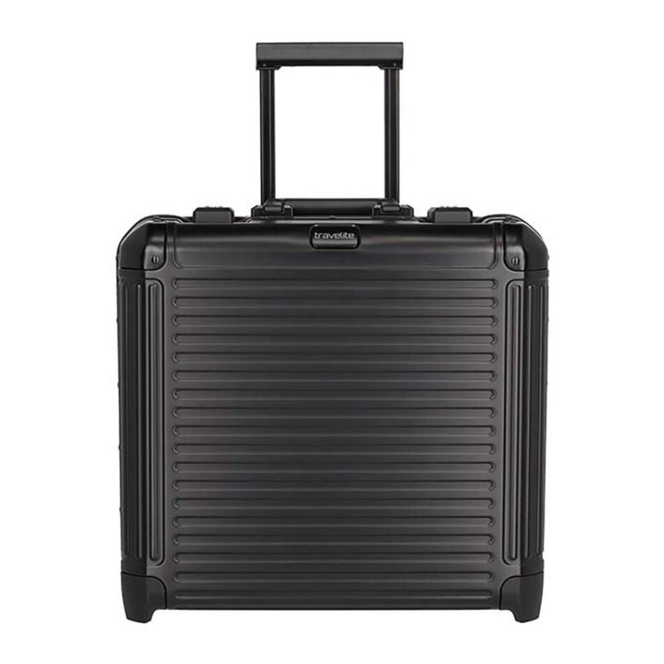 Travelite Next 2W Businesstrolley zwart | Wennekes.nl