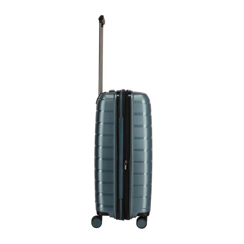Travelite Air Base 4W Trolley M Exp. blauw | Wennekes.nl