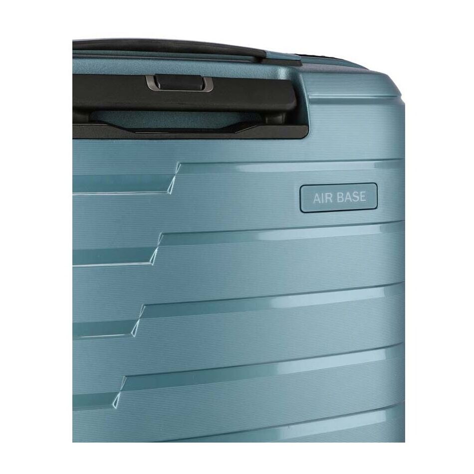 Travelite Air Base 4W Trolley S with Front Pocket blauw | Wennekes.nl