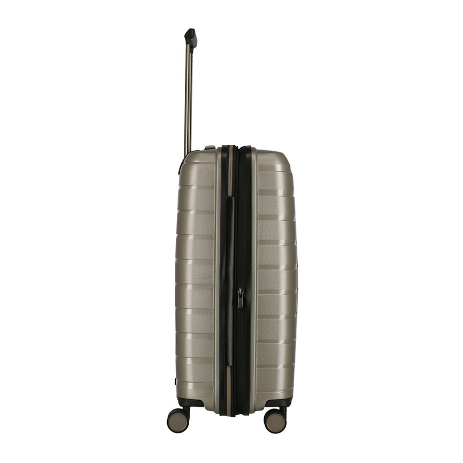 Travelite Air Base 4W Trolley M Exp. champagne | Wennekes.nl
