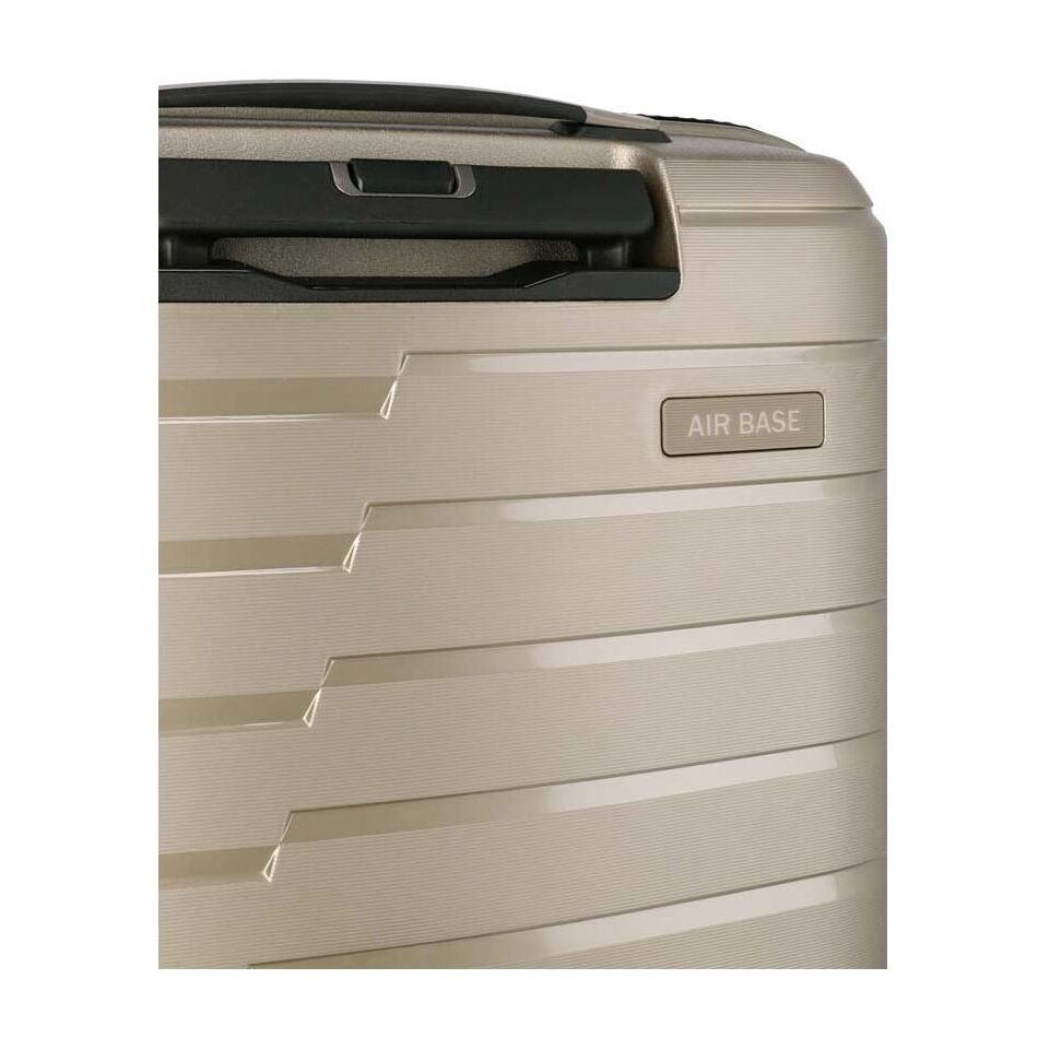 Travelite Air Base 4W Trolley S with Front Pocket champagne | Wennekes.nl