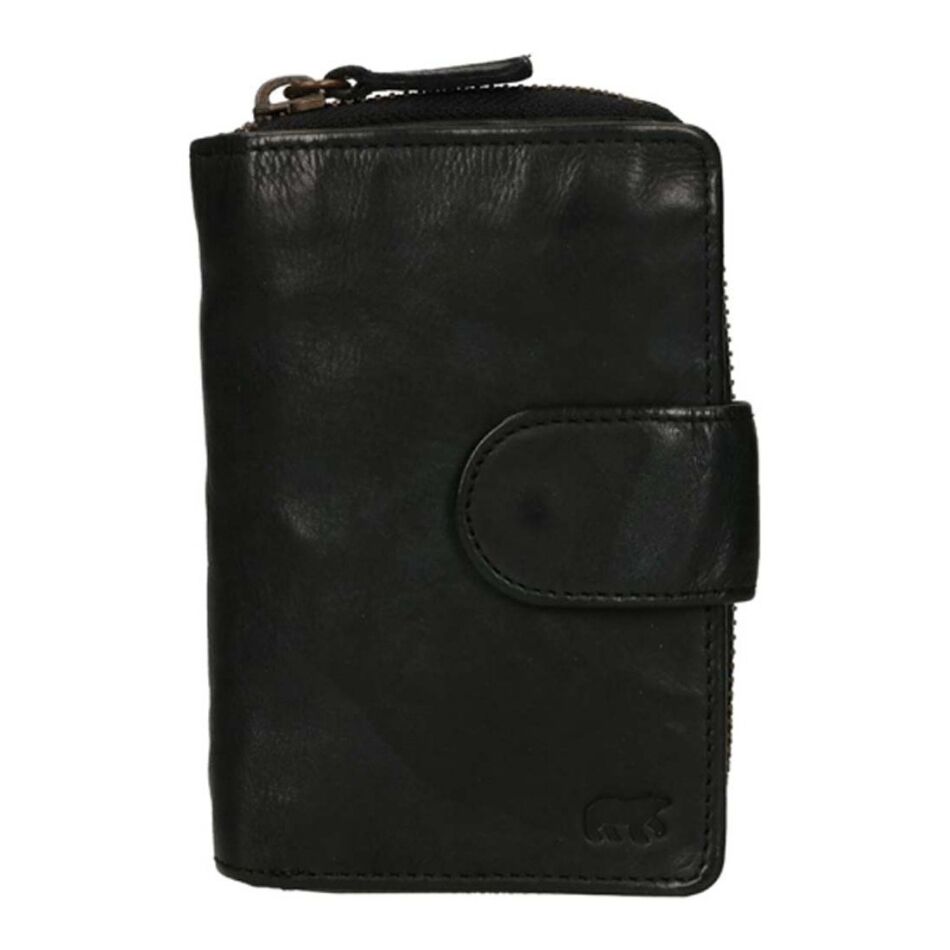 Bear Design Ritsportemonnee Loet zwart | Wennekes.nl