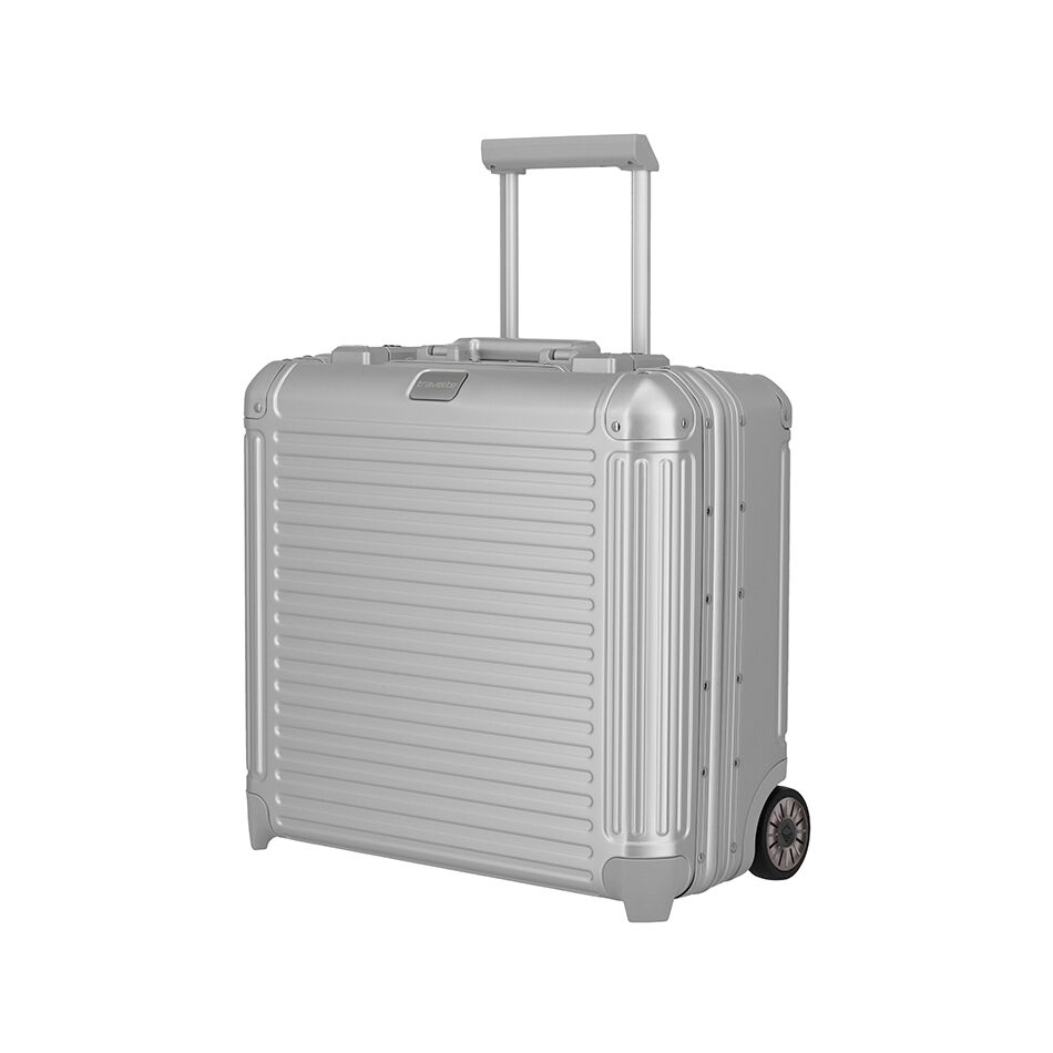 Travelite Next 2W Businesstrolley zilver | Wennekes.nl