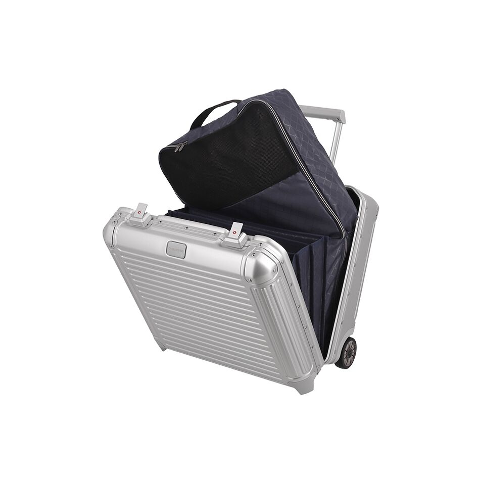 Travelite Next 2W Businesstrolley zilver | Wennekes.nl