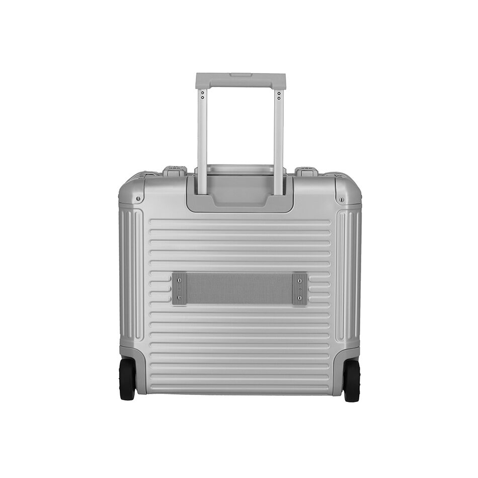 Travelite Next 2W Businesstrolley zilver | Wennekes.nl