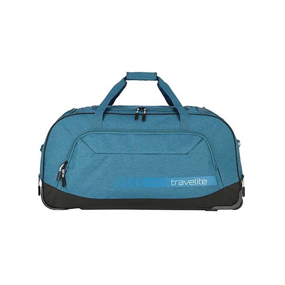 Travelite Kick Off Wheeled Duffle XL blauw | Wennekes.nl