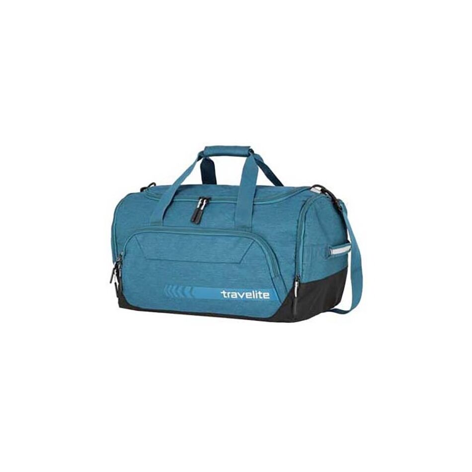 Travelite Kick Off Duffle M blauw | Wennekes.nl