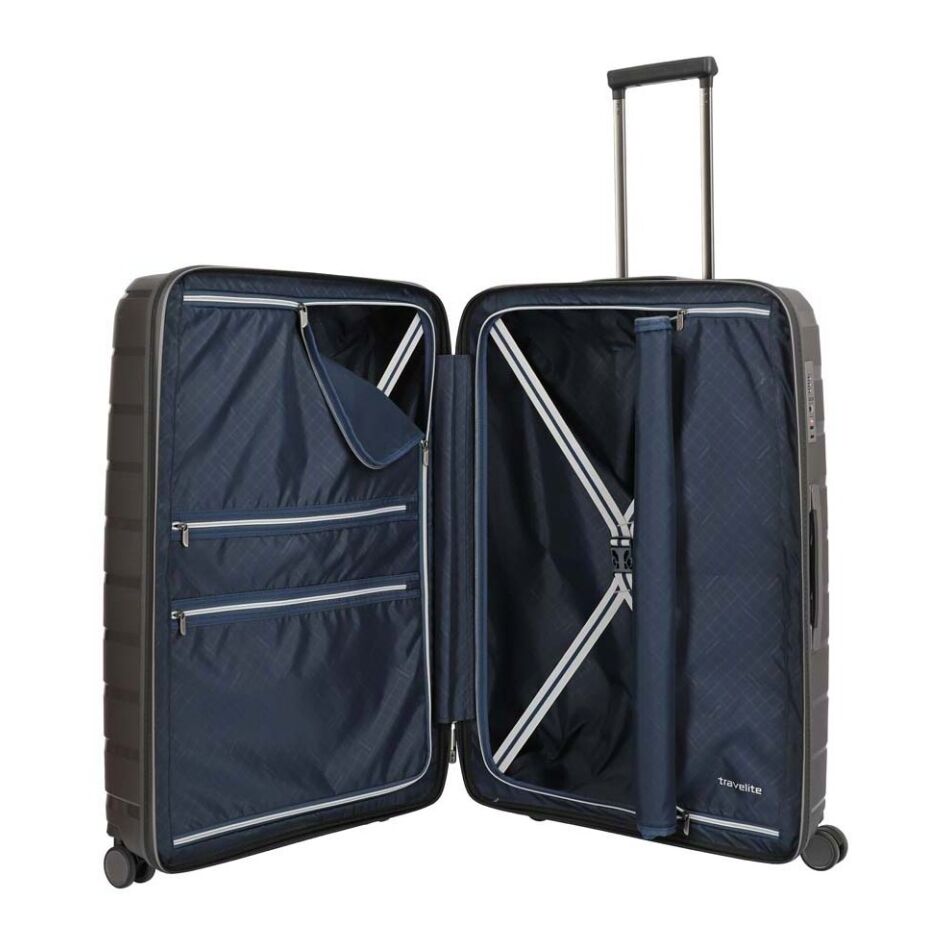 Travelite Air Base 4W Trolley L antraciet | Wennekes.nl
