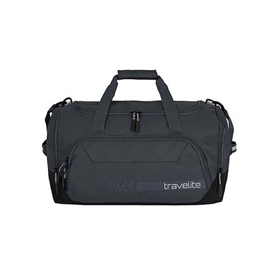 Travelite Kick Off Wheeled Duffle L antraciet | Wennekes.nl