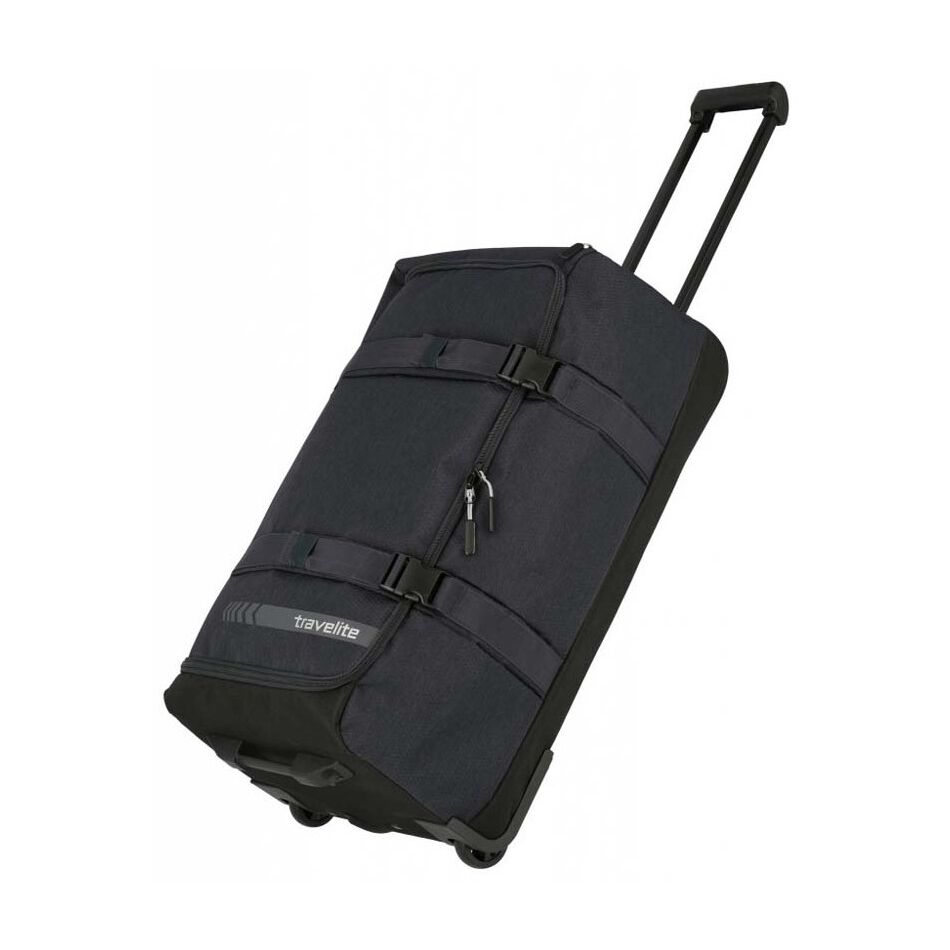 Travelite Kick Off Wheeled Duffle L antraciet | Wennekes.nl