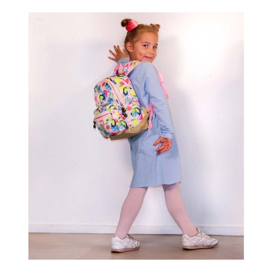 Pick & Pack Tropical Fruit Backpack S multicolour | Wennekes.nl