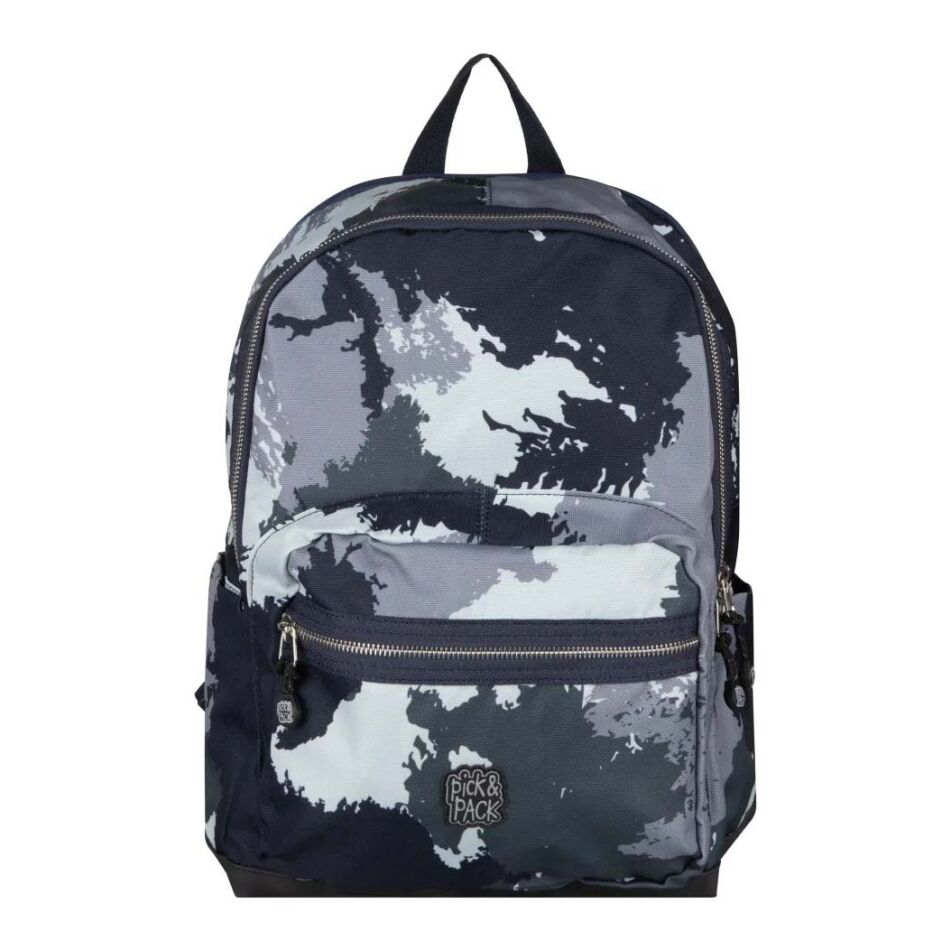 Pick & Pack Faded Camo Backpack L grijs combi | Wennekes.nl