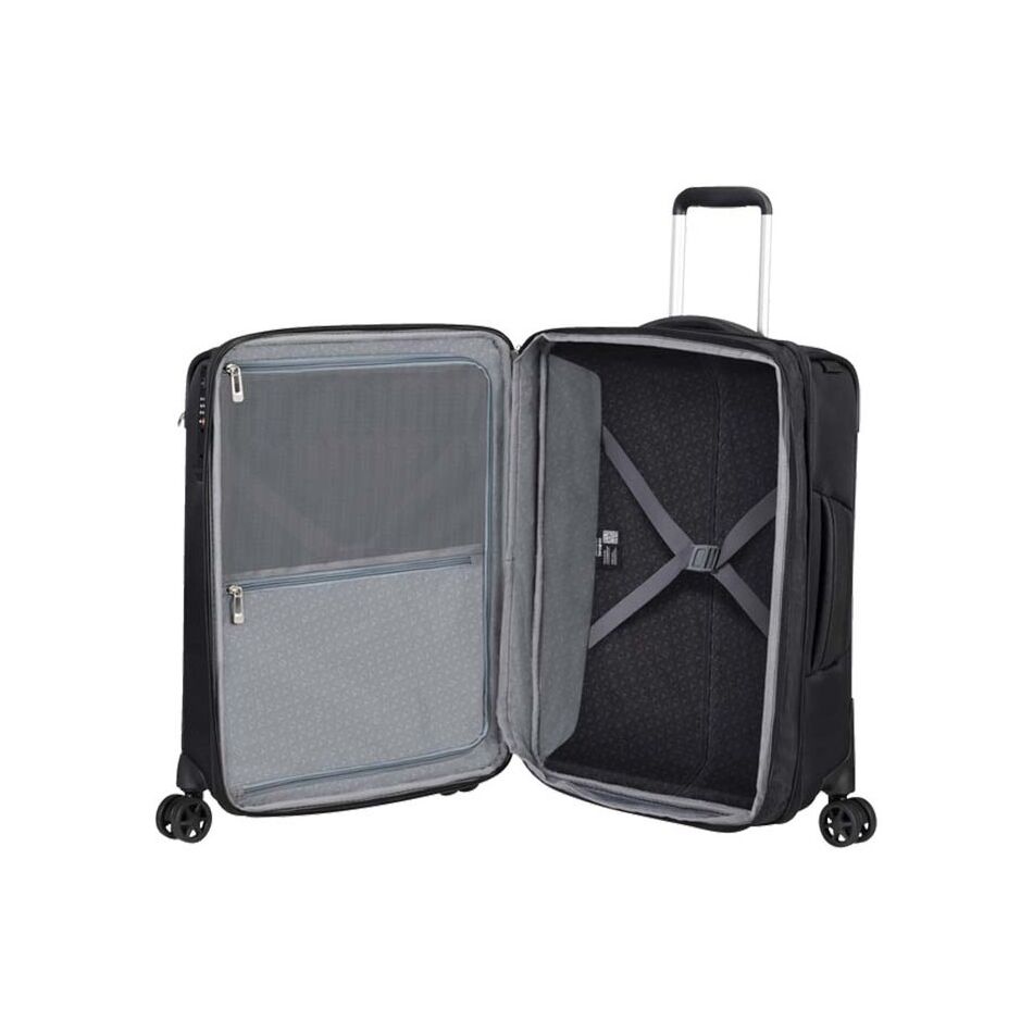 Samsonite Respark Spinner 55/20 L35 Exp. zwart | Wennekes.nl