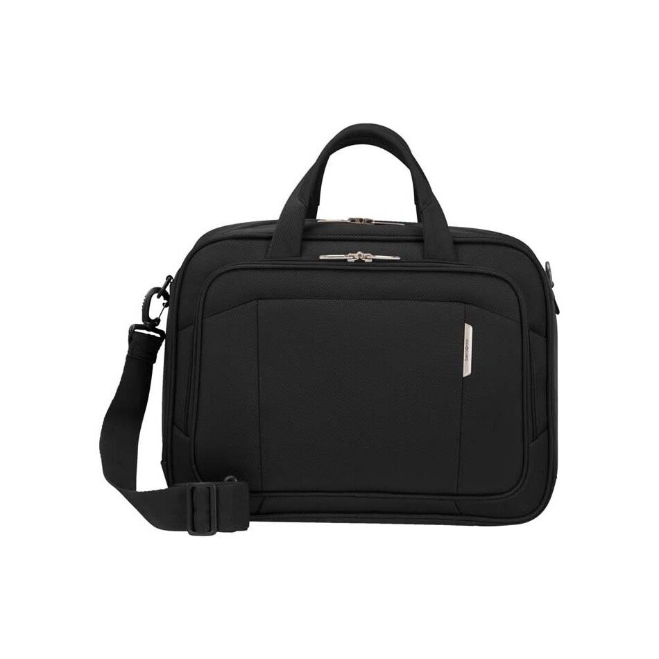 Samsonite Respark Laptop Shoulderbag zwart | Wennekes.nl