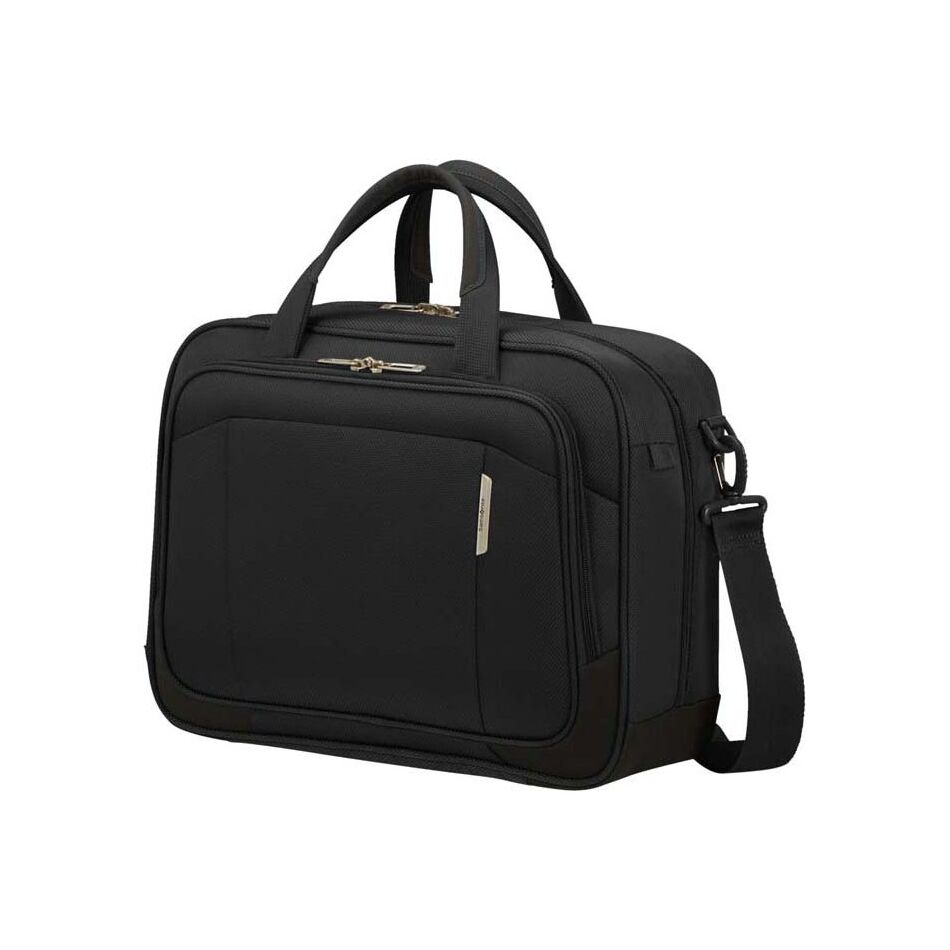 Samsonite Respark Laptop Shoulderbag zwart | Wennekes.nl