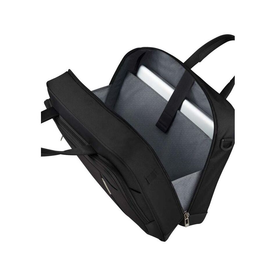Samsonite Respark Laptop Shoulderbag zwart | Wennekes.nl