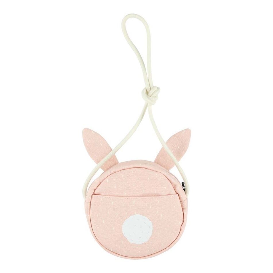 Trixie-Baby Round Purse Mrs. Rabbit roze | Wennekes.nl