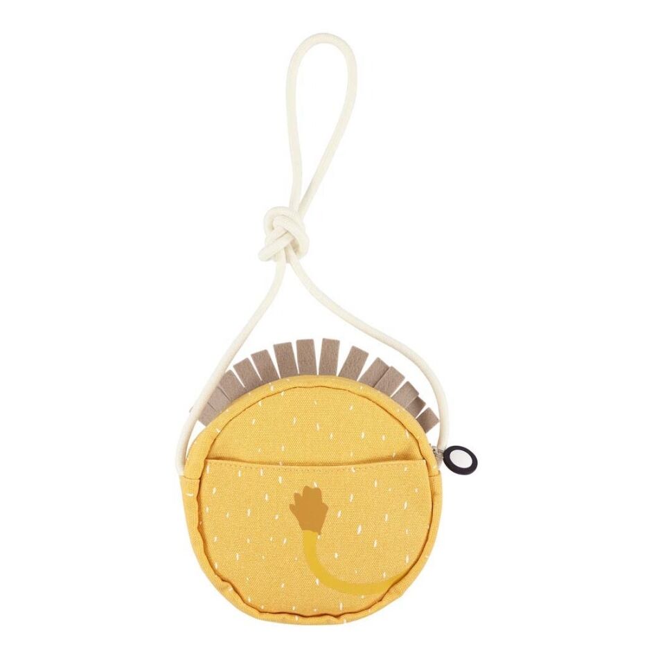Trixie-Baby Round Purse Mr. Lion geel | Wennekes.nl