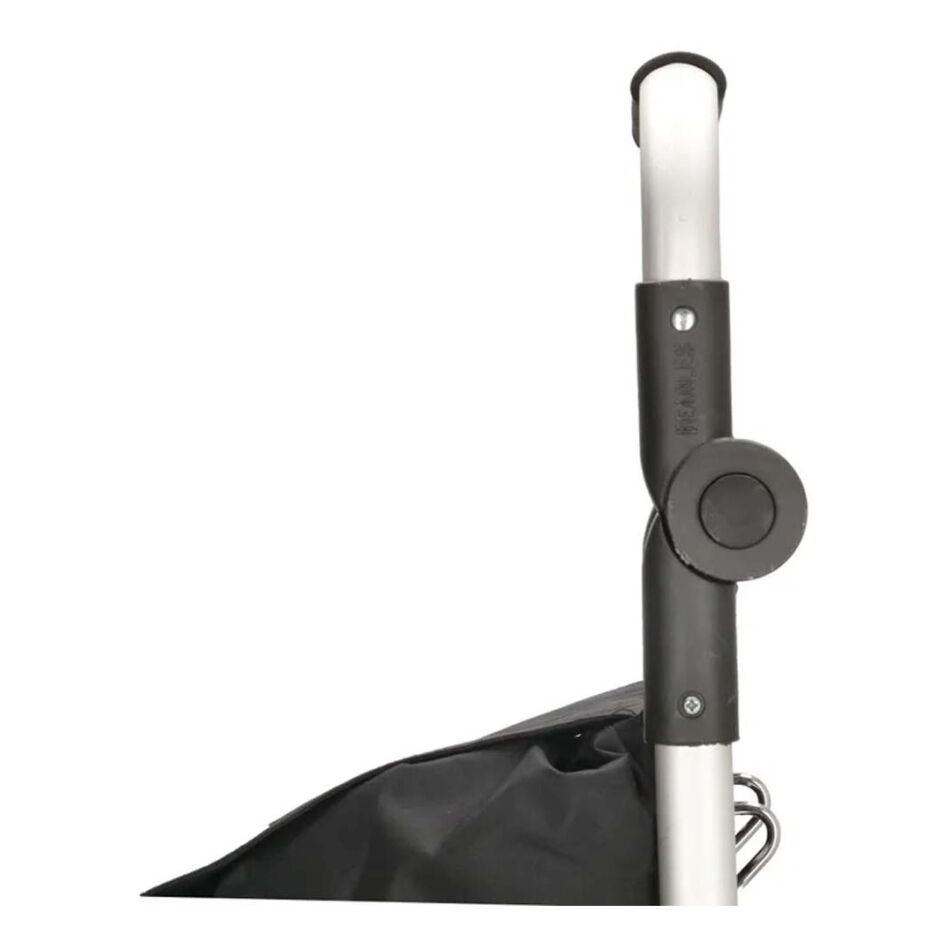 Beagles Alberic Boodschappentrolley met Rechte Greep zwart combi | Wennekes.nl