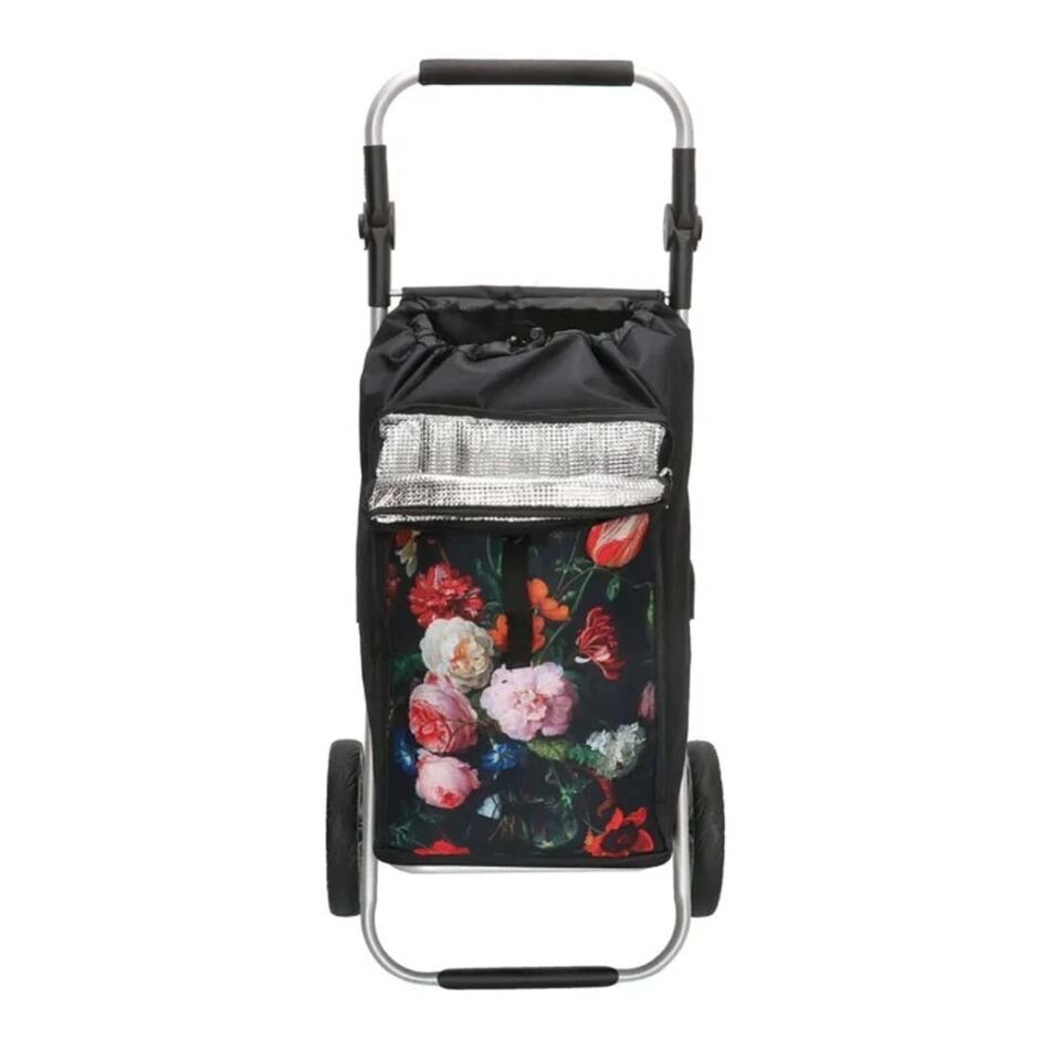 Beagles Alberic Boodschappentrolley met Rechte Greep zwart combi | Wennekes.nl