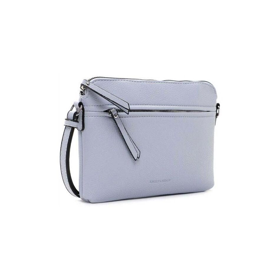 Emily & Noah Emma Handtas Middel Rits grijs combi | Wennekes.nl