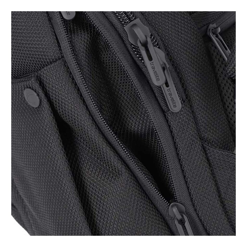 Travelite Meet Backpack Exp. zwart | Wennekes.nl