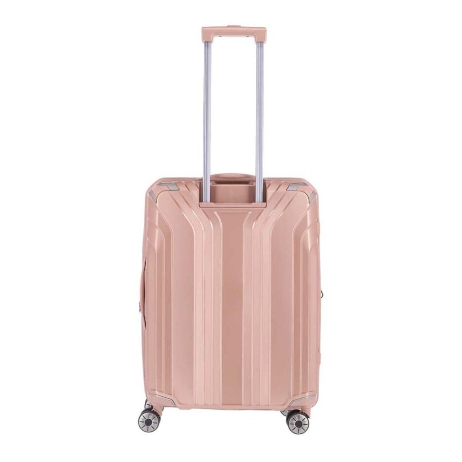 Travelite Elvaa 4W Trolley M Exp. roze | Wennekes.nl