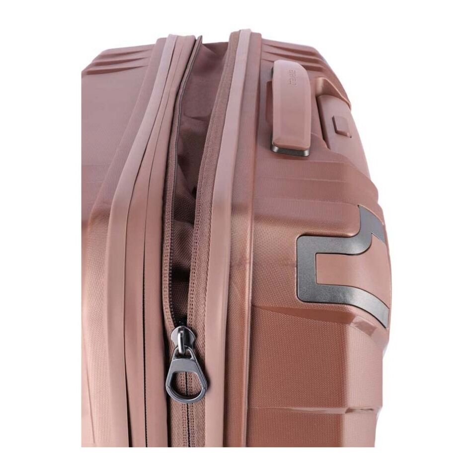 Travelite Elvaa 4W Trolley M Exp. roze | Wennekes.nl