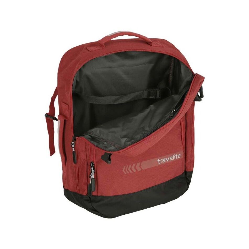 Travelite Kick Off Cabin Size Duffle / Backpack rood | Wennekes.nl