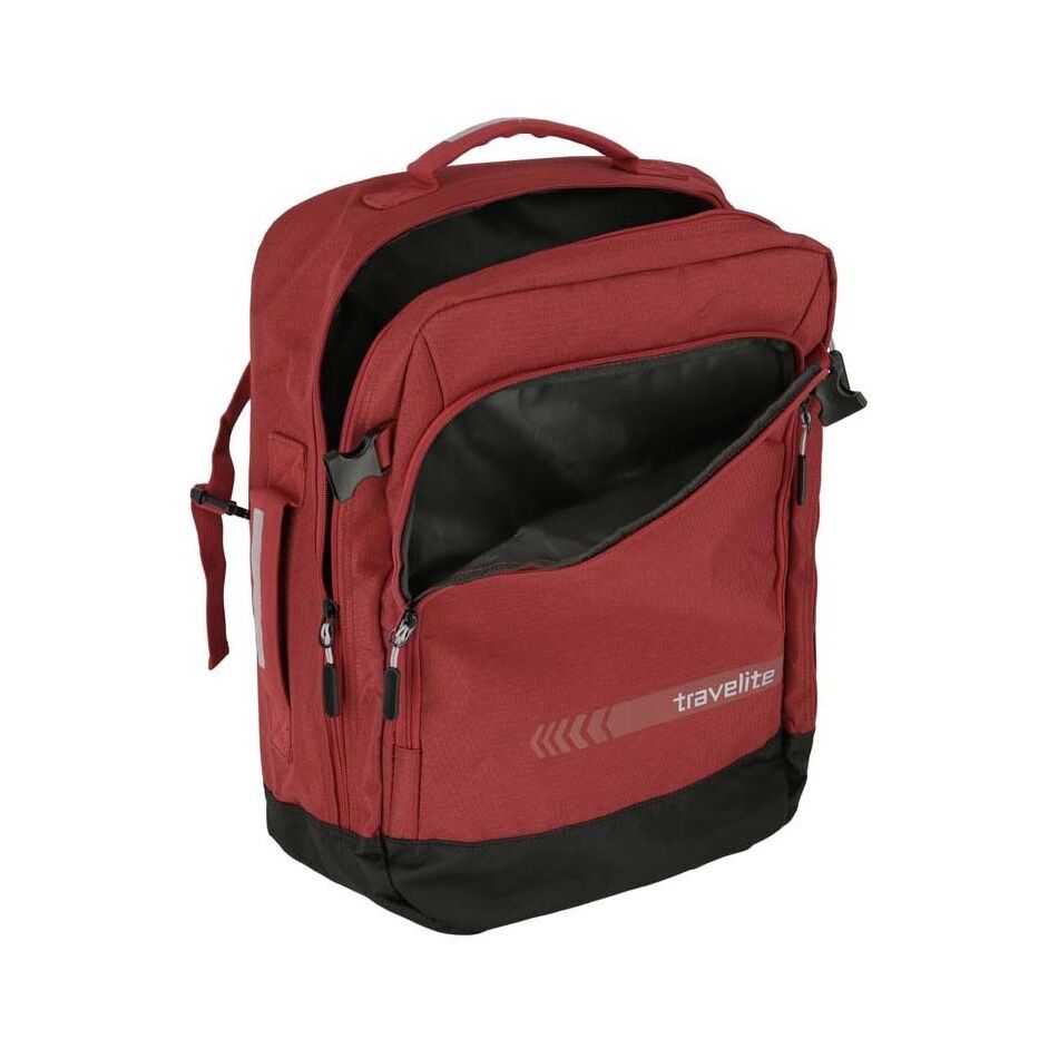 Travelite Kick Off Cabin Size Duffle / Backpack rood | Wennekes.nl